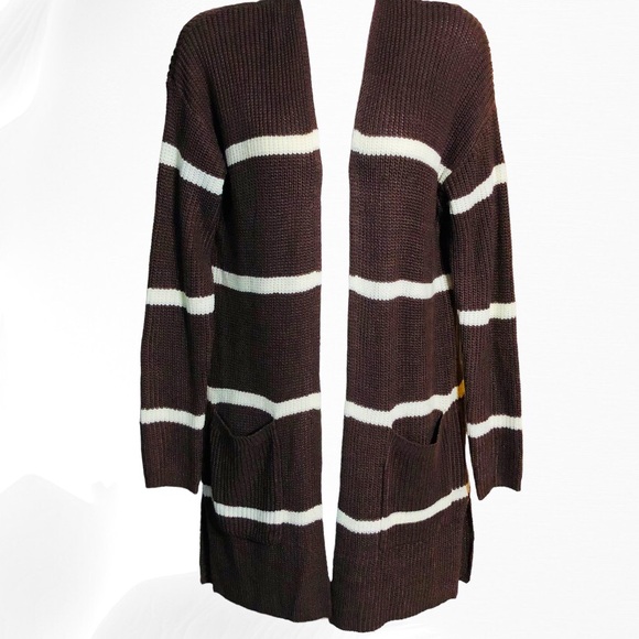 Pink Clover Long Nouri Textured Cardigan W/Front Pockets🌸 - Picture 10 of 10